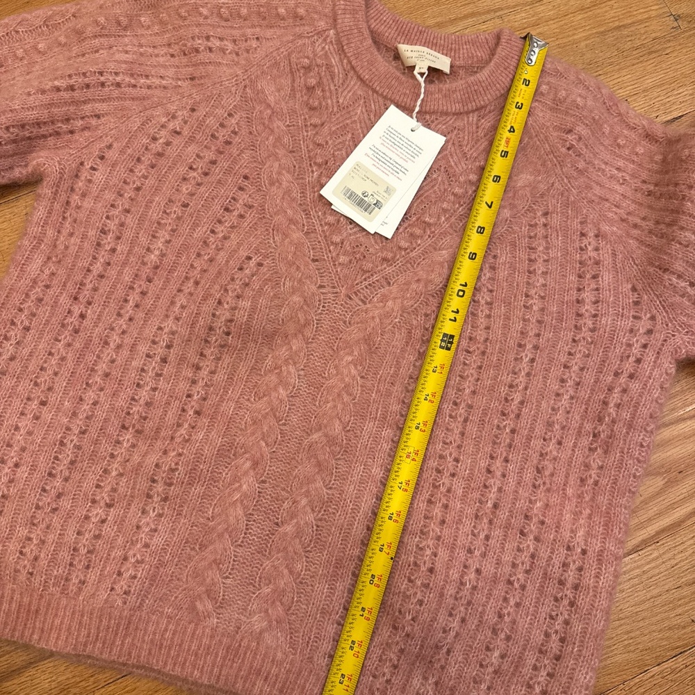 Sezane  Sweater Jake Jumper Medium Rosewood - XL pink - Picture 7 of 10